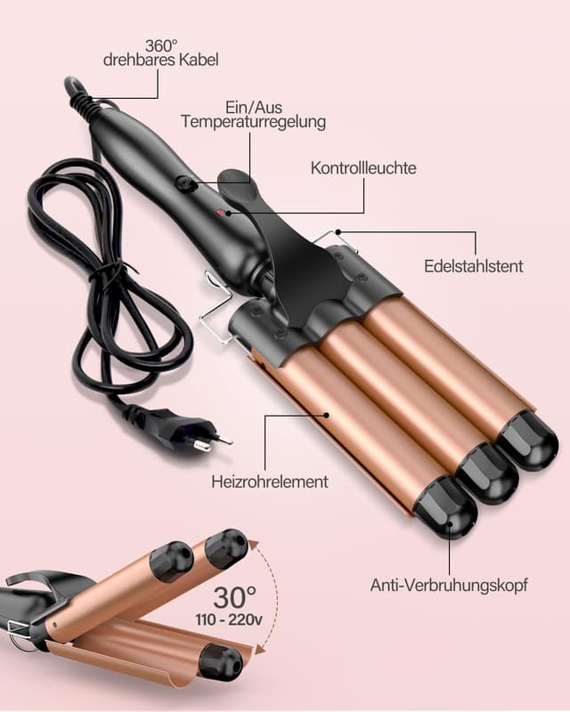 Thumbnail 3 de YICAIZI Ferro arricciacapelli 25 mm 💇♀