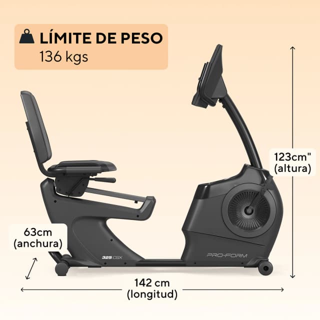 Thumbnail 2 de ProForm 325 CSX bicicleta reclinada