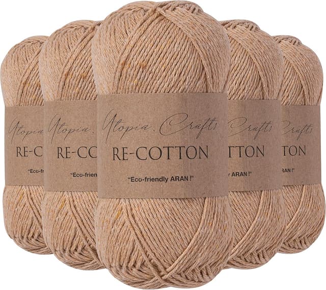 Thumbnail 3 de Lot de 5 pelotes Utopia Crafts Re-Cotton 100 g