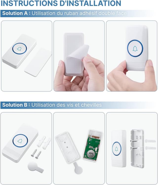 Thumbnail 6 de AVANTEK 400M sonnette sans fil 🔔