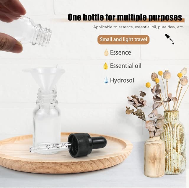 Detalle 1 de Reyshin 12 Pack Glass Dropper Bottles