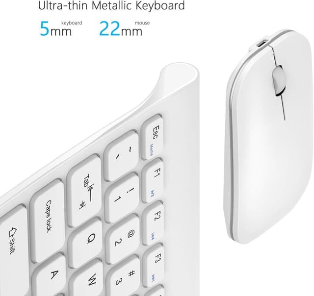 Detalle 2 de Seenda WGJP-031 wireless keyboard, compact combo