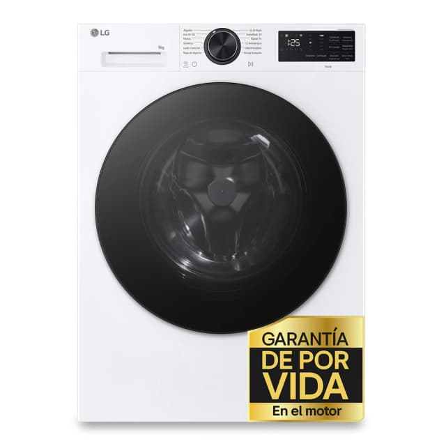 Detalle de LG F4X5009TLB Lavadora 9 kg 1400 rpm