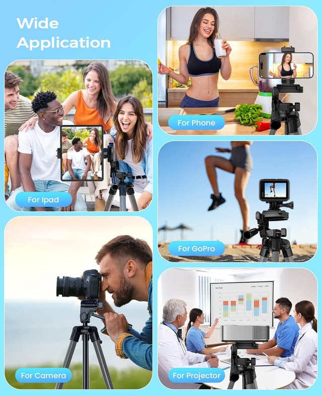 Detalle de MACTREM 67" Tripod Stand for iPad 67