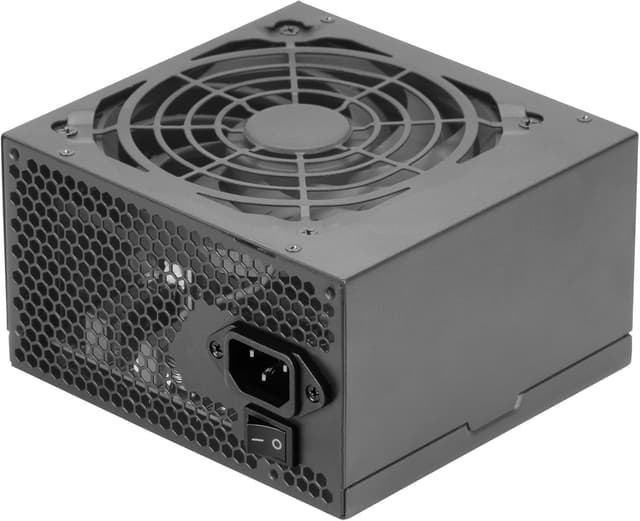 Detalle de TACENS ANIMA APIII850, alimentatore ATX 850W 12V con DC-DC, efficienza Bronze 85% e ventola 120 mm ultra-silenziosa