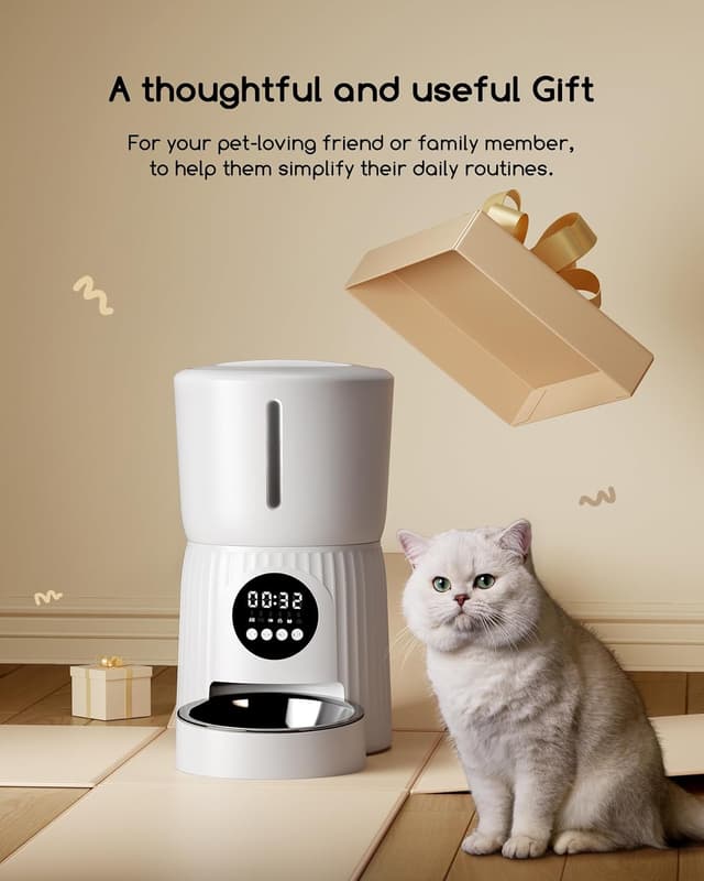 Thumbnail 6 de Faroro Automatic Cat Feeder 4L with timer