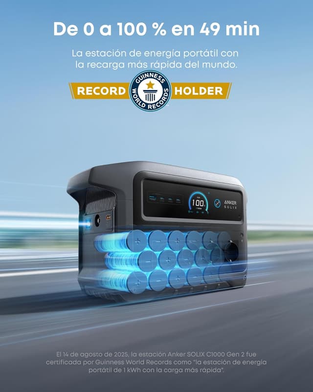 Detalle 2 de Anker SOLIX C1000 Gen 2 estación de energía