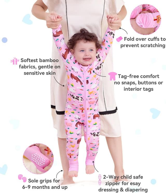 Detalle 2 de babee Reshinee Bamboo Zippy Infant Sleeper