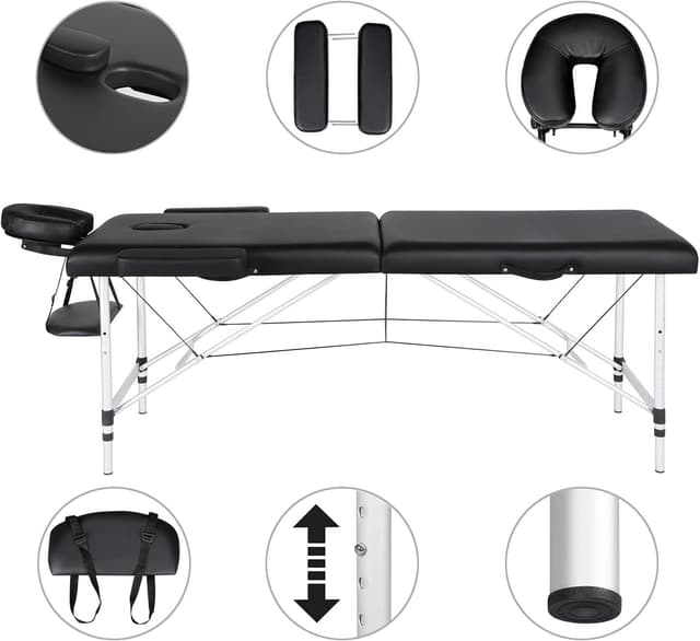 Thumbnail 4 de Yaheetech Camilla Masaje Plegable 92 cm