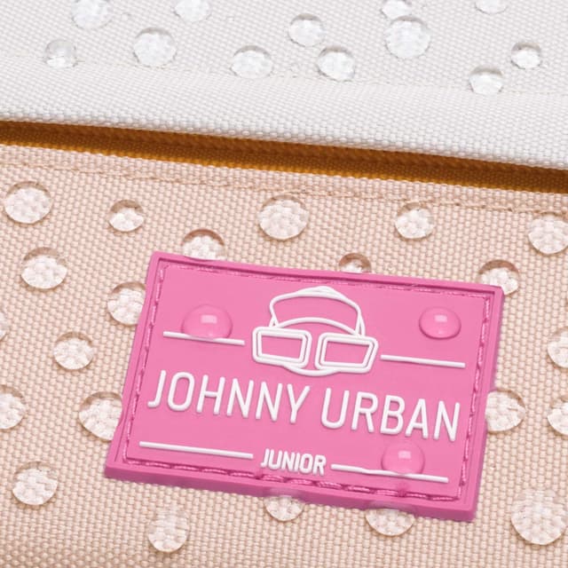Detalle de JOHNNY URBAN JUNIOR Felix Kinder-Bauchtasche ab 3 Jahren, recycelt & wasserabweisend – Rot/Rosa