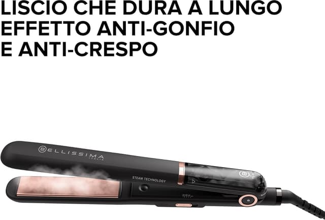 Detalle 2 de Bellissima Imetec My Pro Steam B28 piastra professionale a vapore con rivestimento in ceramica