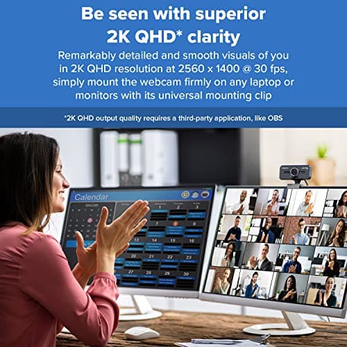 Detalle 2 de Creative Live! CAM Sync V3 Cámara web 2K QHD, 95°