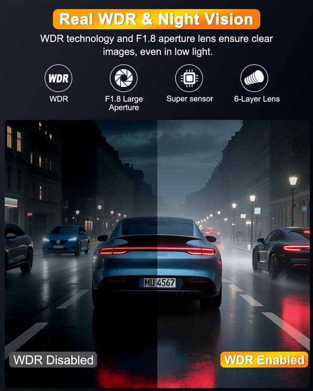 Thumbnail 4 de zhiroad Dashcam 4K con pantalla IPS 3