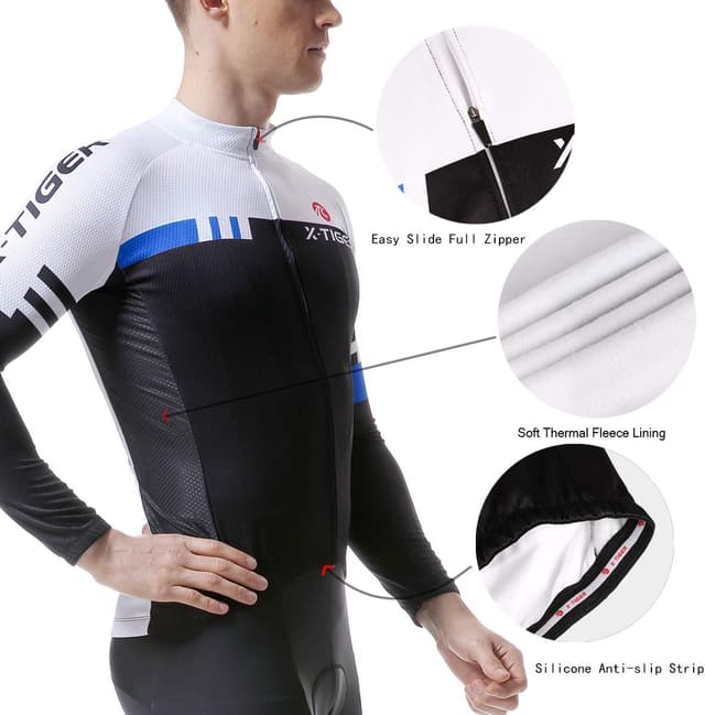 Thumbnail 2 de X-TIGER Ciclismo Inverno Termico 5D Pantaloni