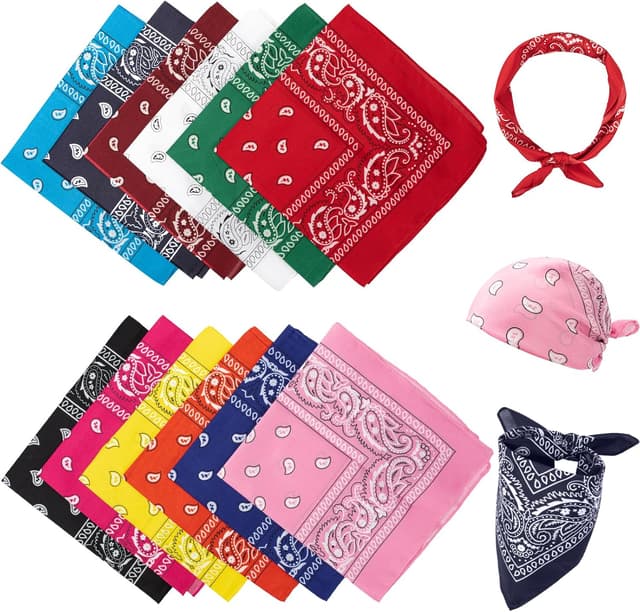 Imagen de Vinuwu 12 Pack Bandana Paisley en OfertitasTOP