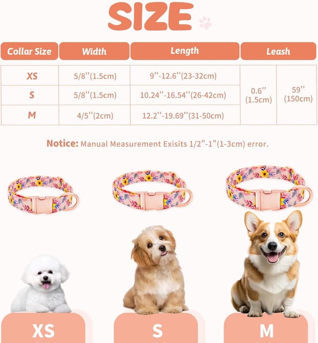 Detalle de Dote Dog Collar Set Pink Diamond M