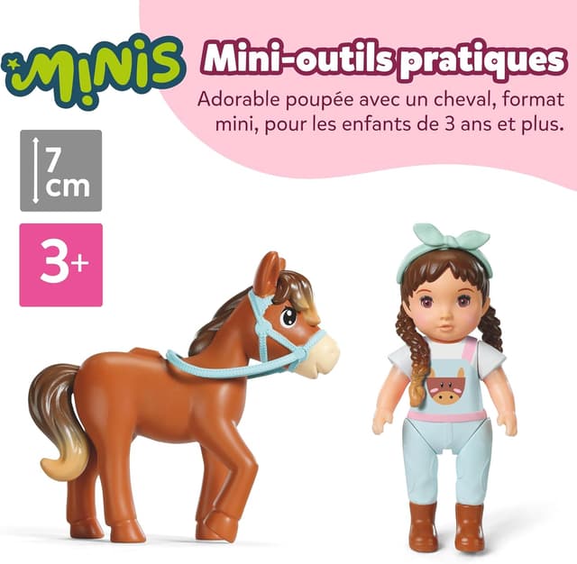 Detalle de Mini remorque Cheval avec Lara BABY born 906279