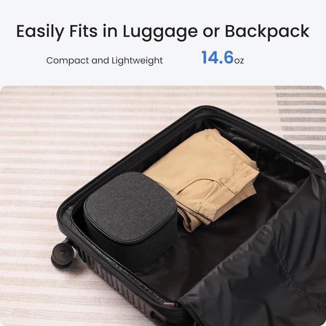 Detalle de KIWI design P4 Tragetaschen-Set (zweiteilig) für Meta Quest 3S/Quest 3/Quest 2 und Vision Pro – inkl. Zubehörfach