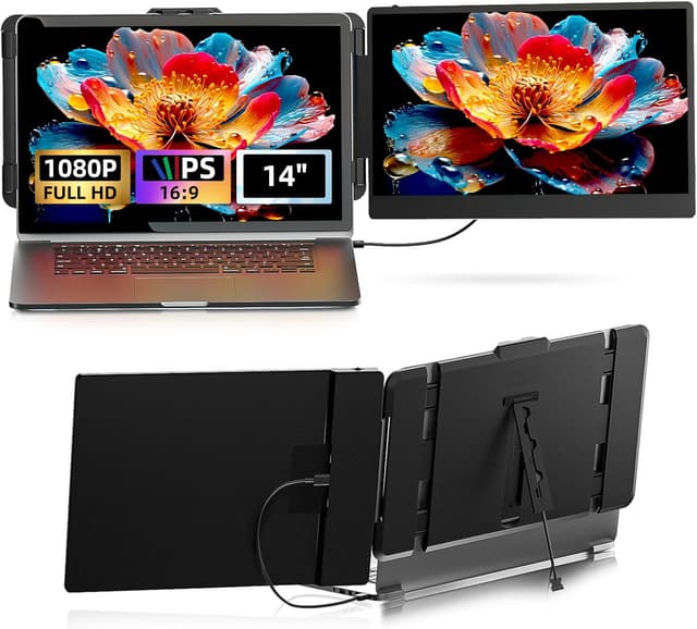 Detalle de Grazz 14 inch IPS laptop screen extender