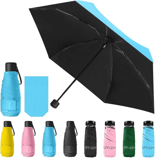 Detalle de Vicloon Mini Ombrello Portatile Pieghevole antivento con protezione UV