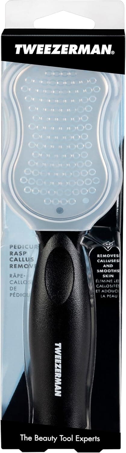 Detalle 2 de Tweezerman Pedicure Foot File Callus Remover (Stainless Steel) with Storage Cap