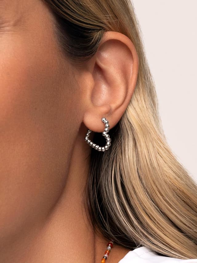 Thumbnail 2 de SINGULARU Cora Dots orecchini in acciaio placcato oro 18Kt 💍