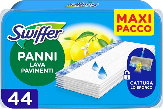 Imagen de Swiffer Wet Lavapavimenti 44 panni umidi Limone 🧹 en OfertitasTOP