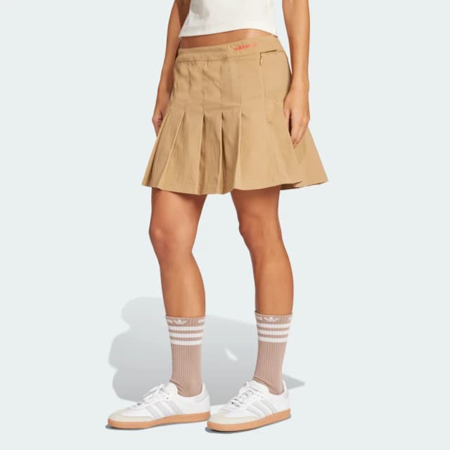 Detalle de Adidas Falda Pleated Beige