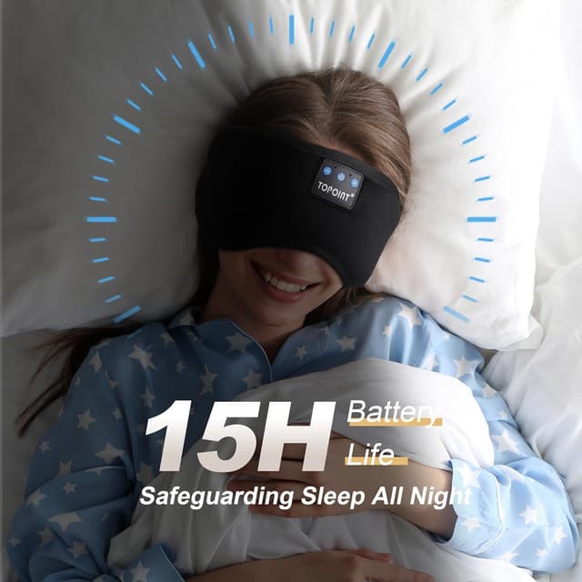 Thumbnail 5 de TOPOINT Sleep Mask Bluetooth 5.4 sleep headphones