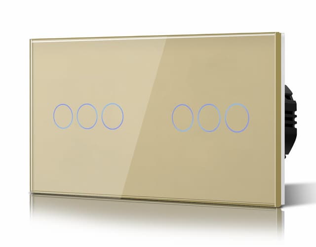 Thumbnail 6 de BSEED Interruptor táctil Oro 1 gang 1 vía