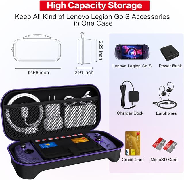 Detalle de ivoler Funda rígida para Lenovo Legion Go S