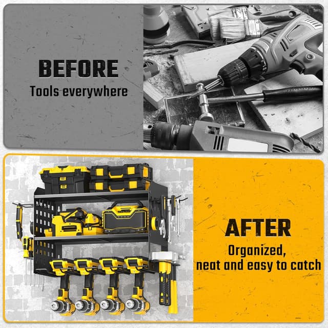 Thumbnail 4 de Yeabett 3 Layer Power Tool Storage