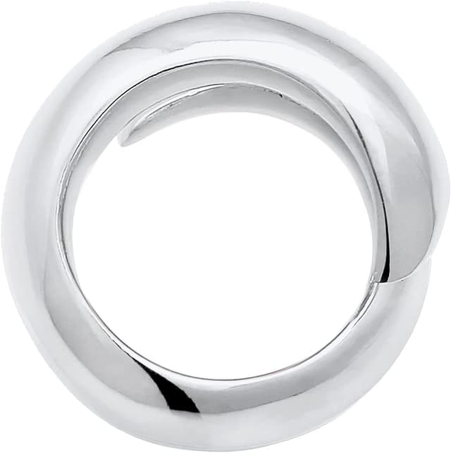 Detalle 1 de Nenalina Ring aus 925er Silber, Damen Wickelring mit polierter Oberfläche