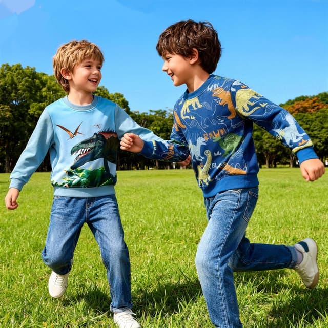 Detalle 2 de Kids cotton sweatshirt 2-pack 1-10 years