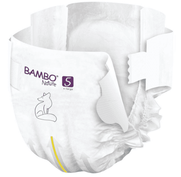 Detalle 2 de Bambo Nature Pañales T5 (12-18 Kg) Eco 4x22 uds 🌱