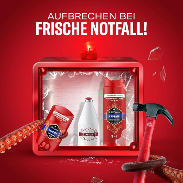 Detalle 2 de Old Spice Tin Box Geschenkset Captain 50 ml