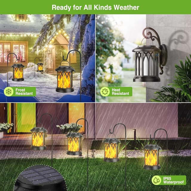 Detalle 2 de KOOPER Solar Lights Outdoor Garden 2 Pack