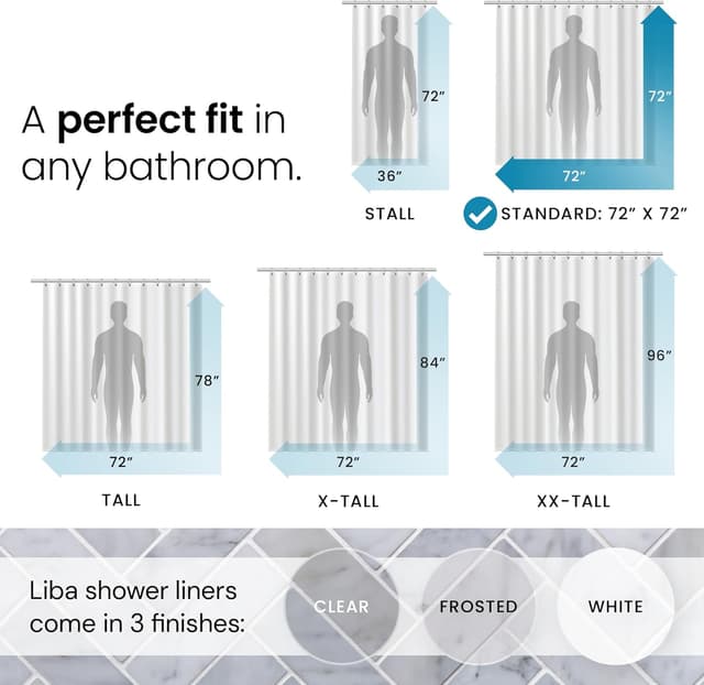 Thumbnail 1 de LiBa 72x72 Shower Curtain