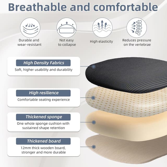 Thumbnail 6 de Durrafy Office Chair High‑Back Ergonomic with Lumbar support 💺