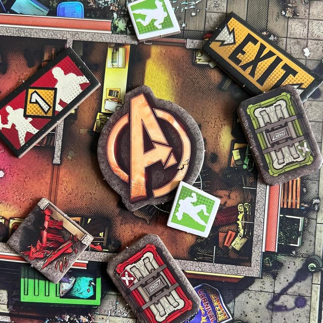 Detalle de Asmodee Marvel Zombies Zombicide (edizione in italiano) gioco da tavolo 1-6 giocatori, 14+