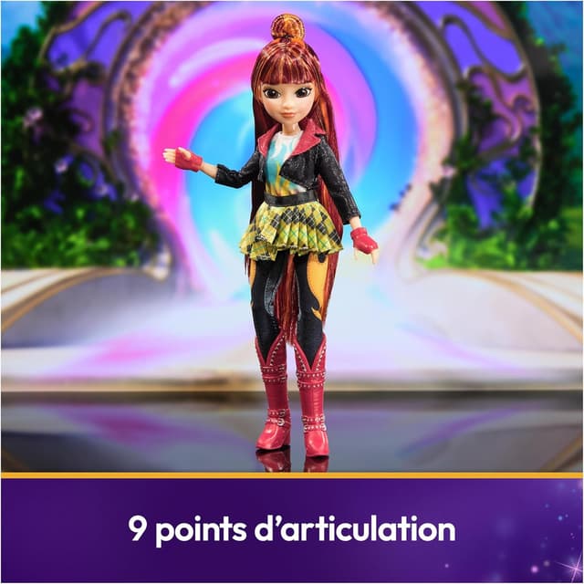 Detalle de Unicorn Academy L’École des Licornes – Poupée mannequin Valentina 24 cm avec accessoires (à partir de 4 ans)