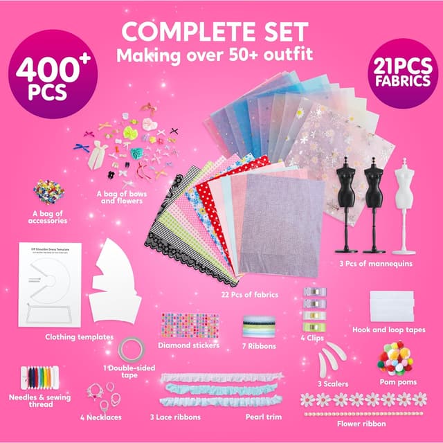 Thumbnail 2 de Klever Kits 400+PCS Fashion Design Set