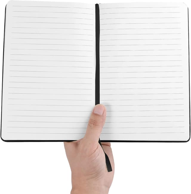 Thumbnail 5 de A4 Notebook 160 Pages Black