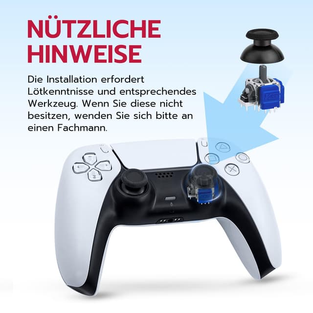 Detalle 2 de Tolesum TMR Effect Stick Ersatz-Set für PS5