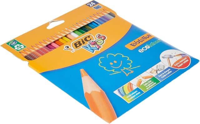 Thumbnail 3 de Bic Kids Evolution Ecolutions Matite Colorate 24