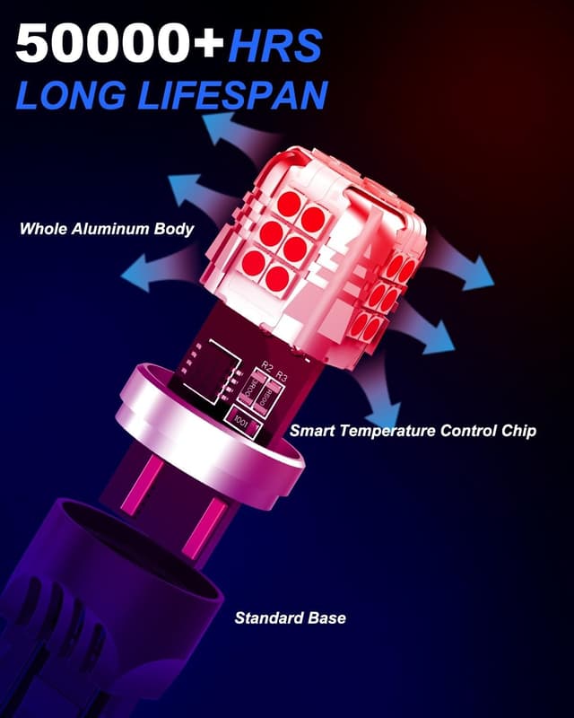 Detalle 2 de LED Brake Light Bulbs 7443 900LM