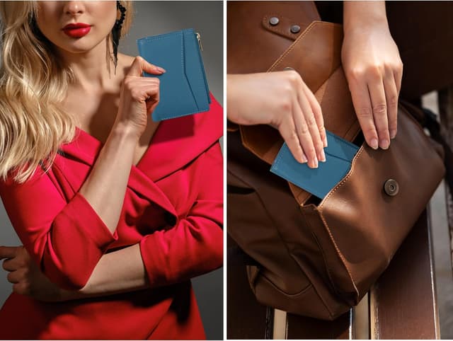 Thumbnail 5 de Oak Leathers Nappa Ottanio RFID Leather Wallet 👛