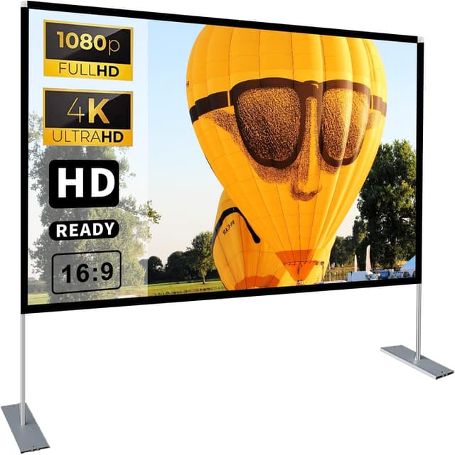 Imagen de Projector Screen 100-inch 16:9 Stand 📽 en OfertitasTOP