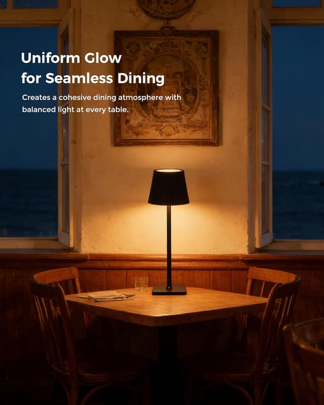 Detalle 2 de LuminexDesigns Lámparas de Mesa LED Inalámbricas 5200 mAh