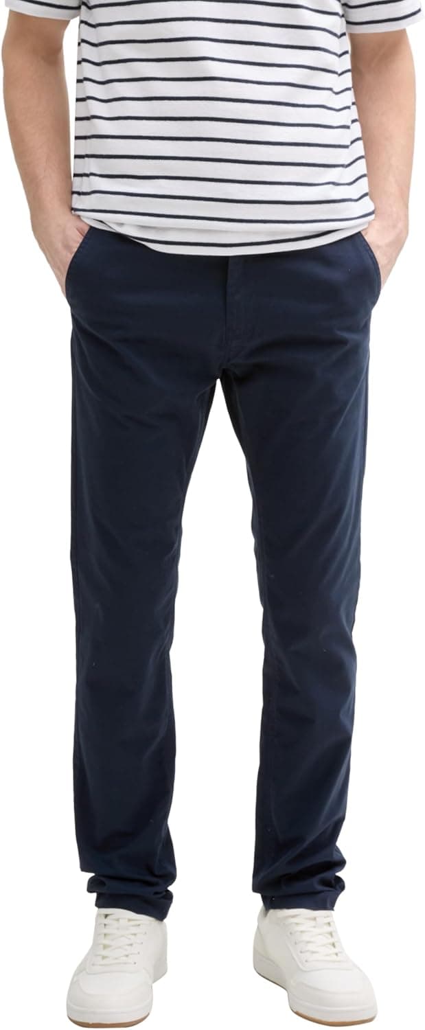 Detalle 2 de TOM TAILOR 1046967 Travis Slim Chino: pantaloni chino da uomo comodi e ben vestiti